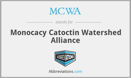 MCWA - Monocacy Catoctin Watershed Alliance
