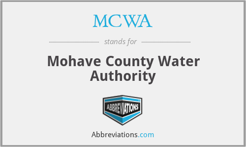 MCWA - Mohave County Water Authority