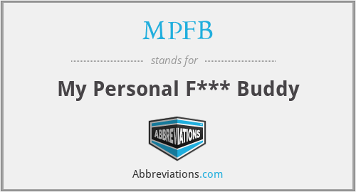 MPFB - My Personal F*** Buddy
