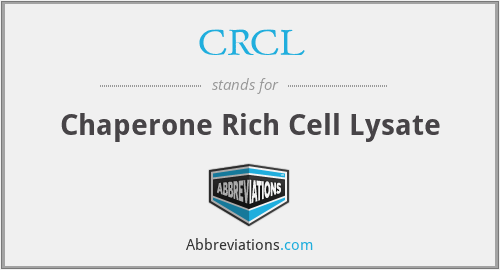 CRCL - Chaperone Rich Cell Lysate