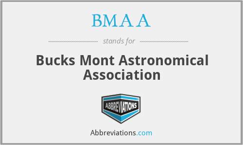BMAA - Bucks Mont Astronomical Association