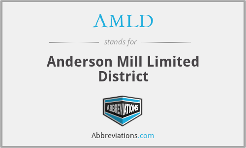 AMLD - Anderson Mill Limited District