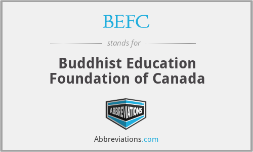 BEFC - Buddhist Education Foundation of Canada