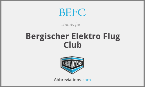 BEFC - Bergischer Elektro Flug Club