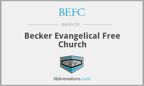 BEFC - Becker Evangelical Free Church
