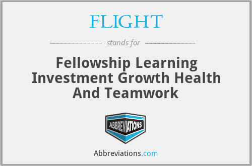 FLIGHT - Fellowship Learning Investment Growth Health And Teamwork