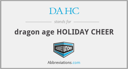 DAHC - dragon age HOLIDAY CHEER