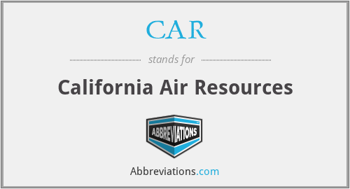 CAR - California Air Resources
