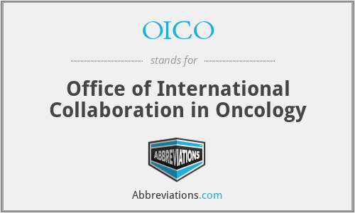 OICO - Office of International Collaboration in Oncology