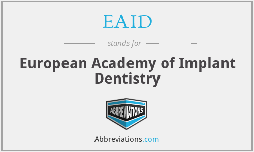 EAID - European Academy of Implant Dentistry