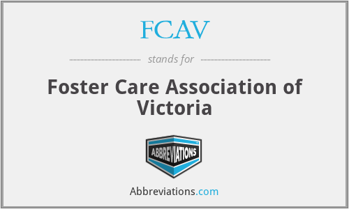 FCAV - Foster Care Association of Victoria