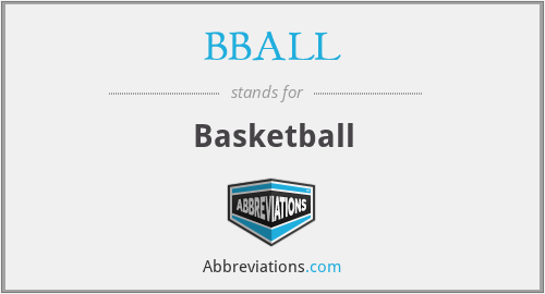 BBALL - Basketball