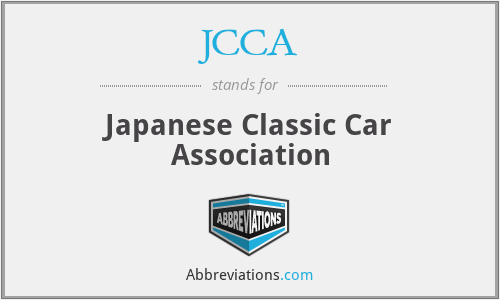 JCCA - Japanese Classic Car Association