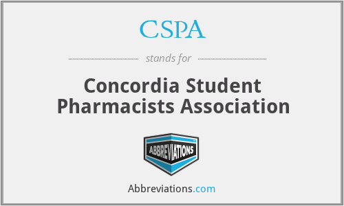 CSPA - Concordia Student Pharmacists Association