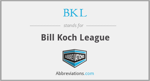 BKL - Bill Koch League