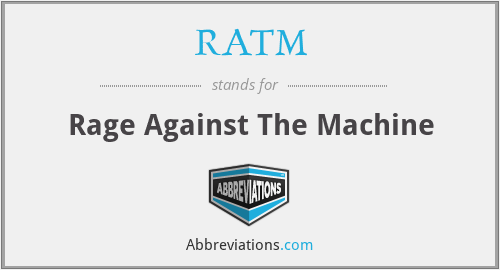 RATM - Rage Against The Machine