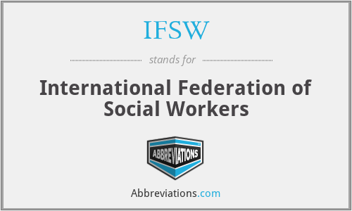 IFSW - International Federation of Social Workers