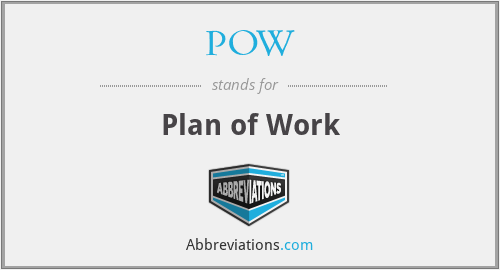 POW - Plan of Work
