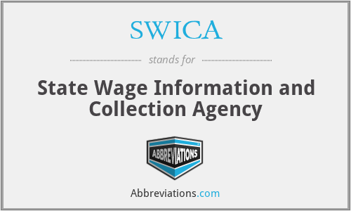 SWICA - State Wage Information and Collection Agency