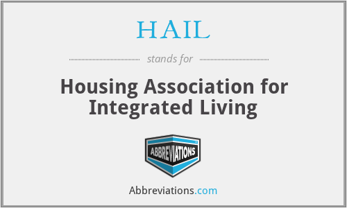 HAIL - Housing Association for Integrated Living
