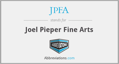 JPFA - Joel Pieper Fine Arts