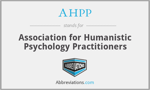 AHPP - Association for Humanistic Psychology Practitioners