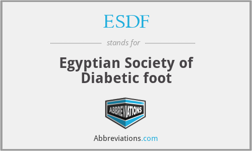 ESDF - Egyptian Society of Diabetic foot