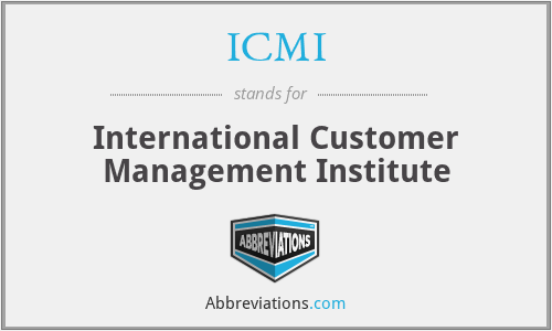 ICMI - International Customer Management Institute