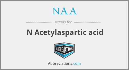 NAA - N Acetylaspartic acid