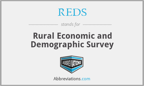 REDS - Rural Economic and Demographic Survey
