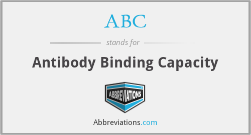 ABC - Antibody Binding Capacity