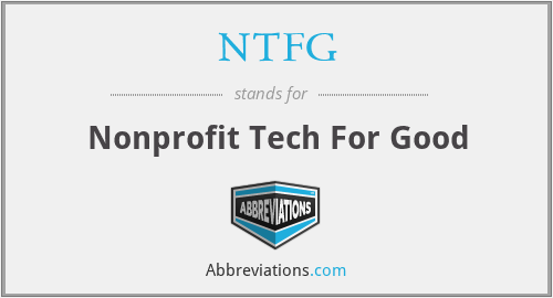 NTFG - Nonprofit Tech For Good