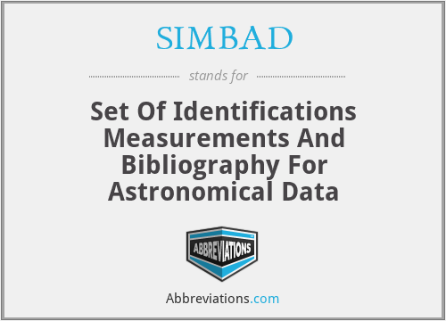 SIMBAD - Set Of Identifications Measurements And Bibliography For Astronomical Data