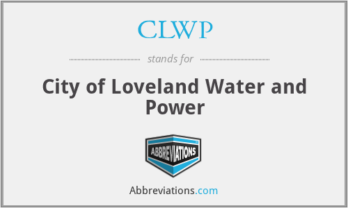 CLWP - City of Loveland Water and Power