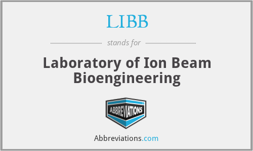 LIBB - Laboratory of Ion Beam Bioengineering