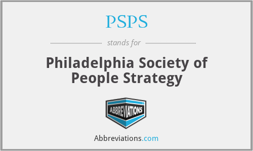 PSPS - Philadelphia Society of People Strategy