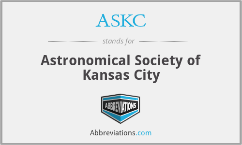 ASKC - Astronomical Society of Kansas City