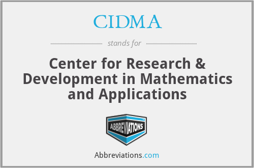 CIDMA - Center for Research & Development in Mathematics and Applications