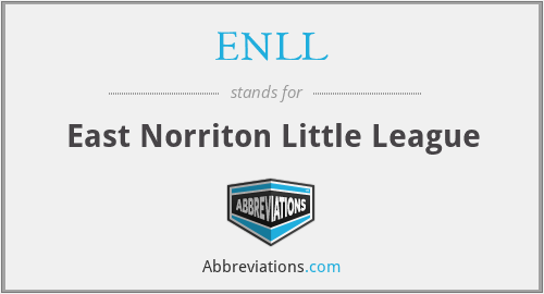 ENLL - East Norriton Little League