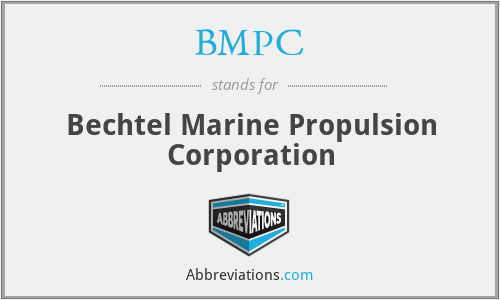 BMPC - Bechtel Marine Propulsion Corporation