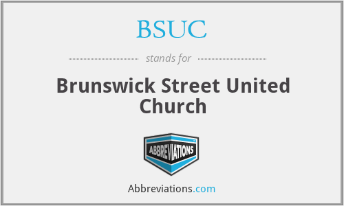 BSUC - Brunswick Street United Church