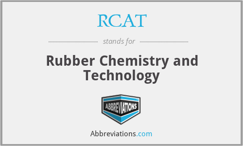 RCAT - Rubber Chemistry and Technology