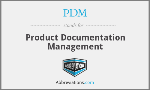 PDM - Product Documentation Management