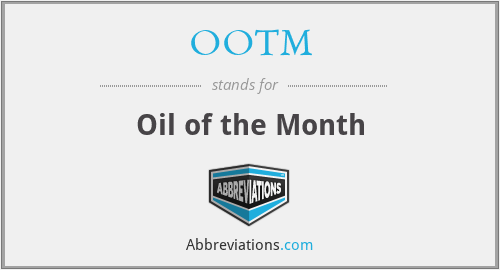 OOTM - Oil of the Month