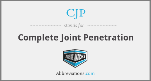 CJP - Complete Joint Penetration