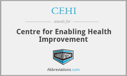 CEHI - Centre for Enabling Health Improvement