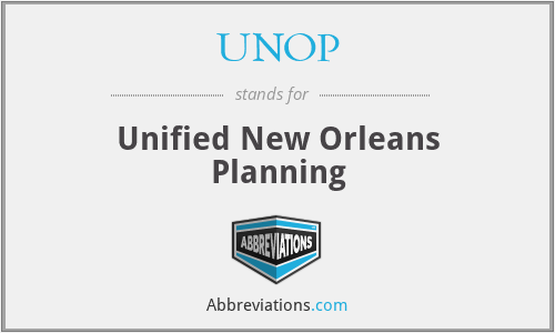 UNOP - Unified New Orleans Planning