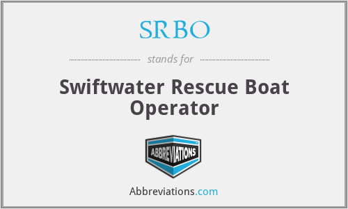 SRBO - Swiftwater Rescue Boat Operator