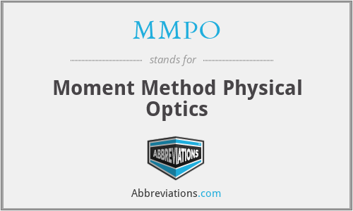 MMPO - Moment Method Physical Optics