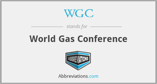 WGC - World Gas Conference
